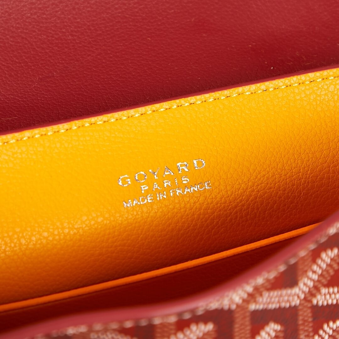 Red Goyard Saigon Souple Mini Bag - Image 7