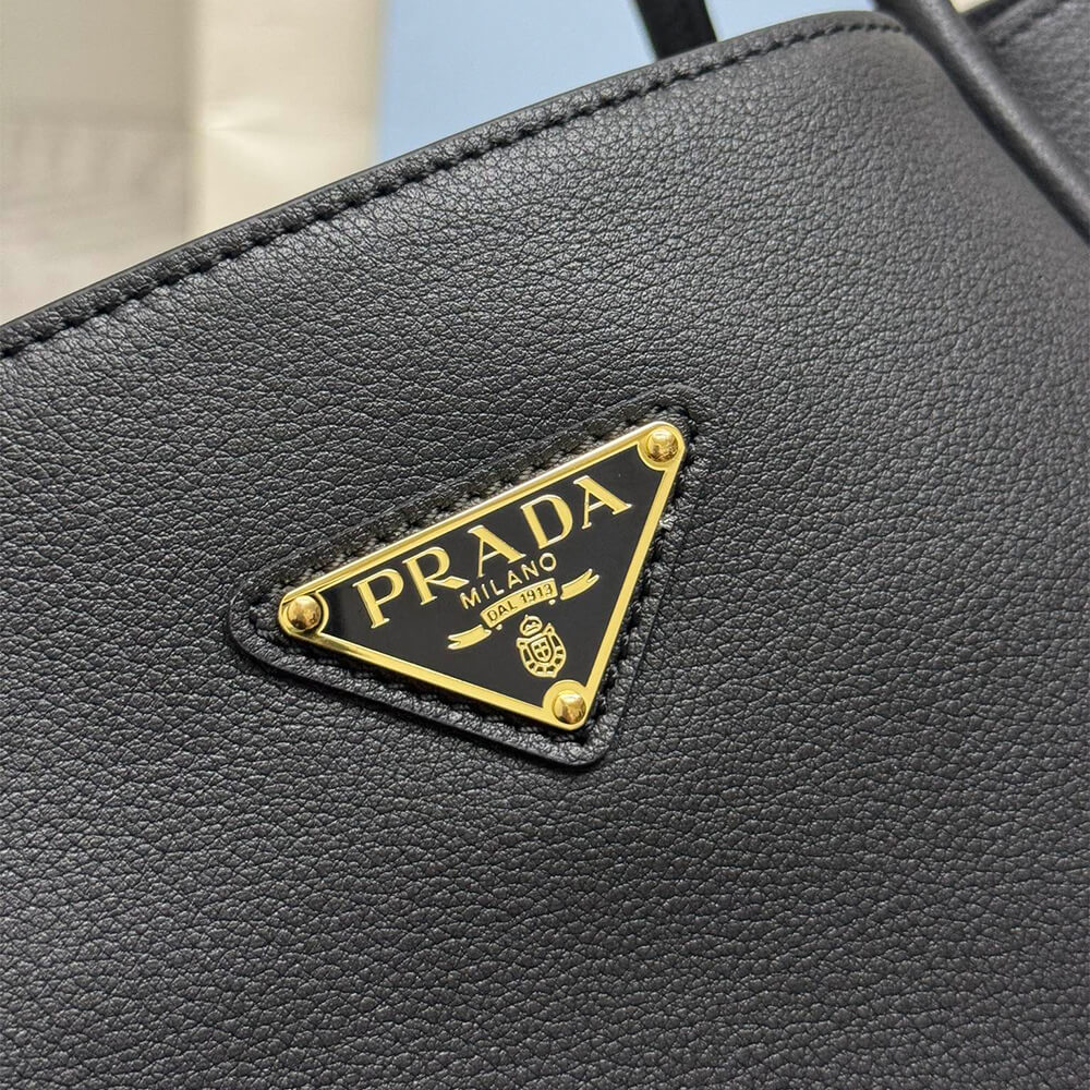 Prada Leather mini tote bag - Image 7
