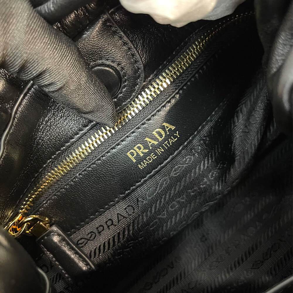Black Prada Nappa leather shoulder Bag - Image 7
