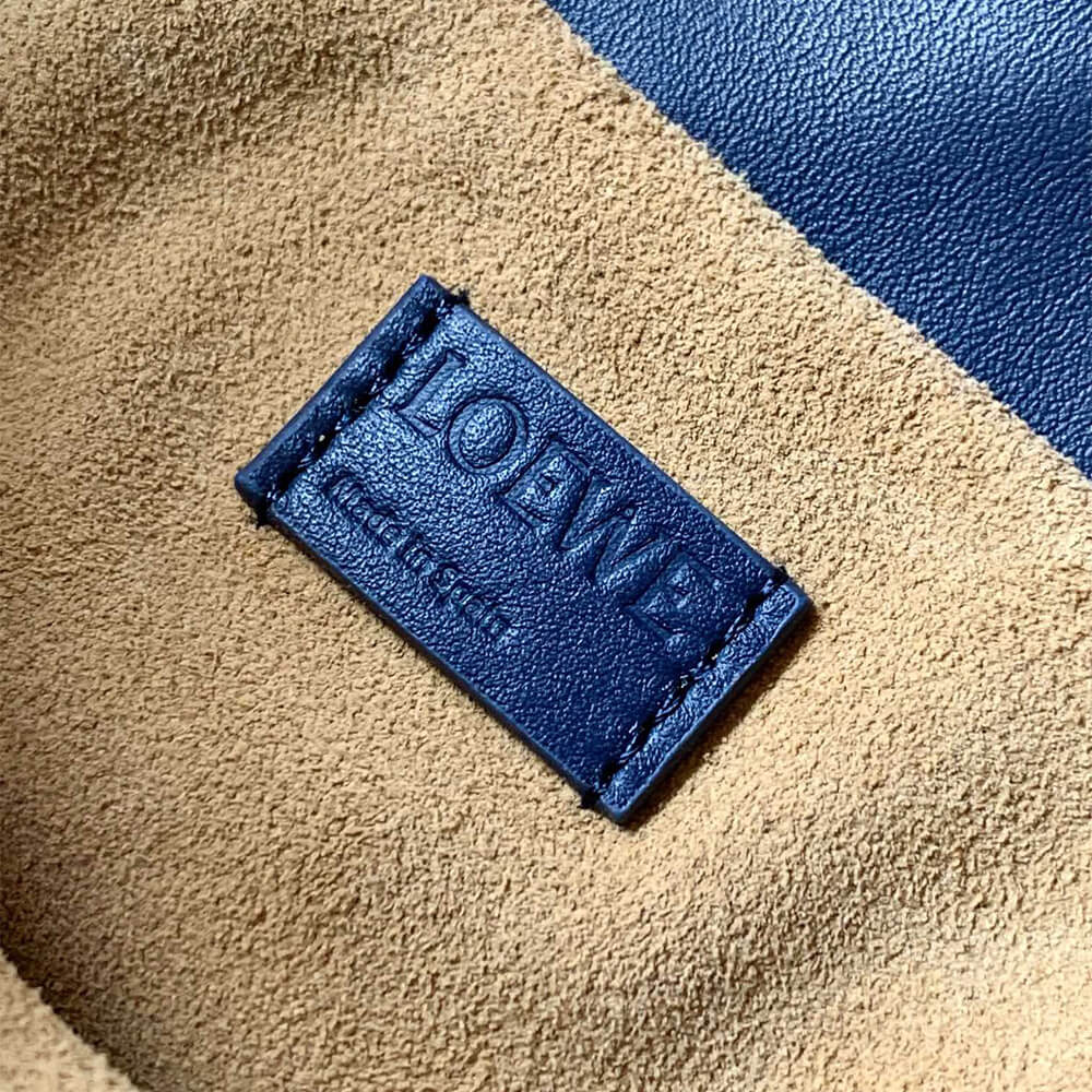 Blue LOEWE Medium Flamenco clutch in nappa calfskin (Best
 GRADE) - Image 7