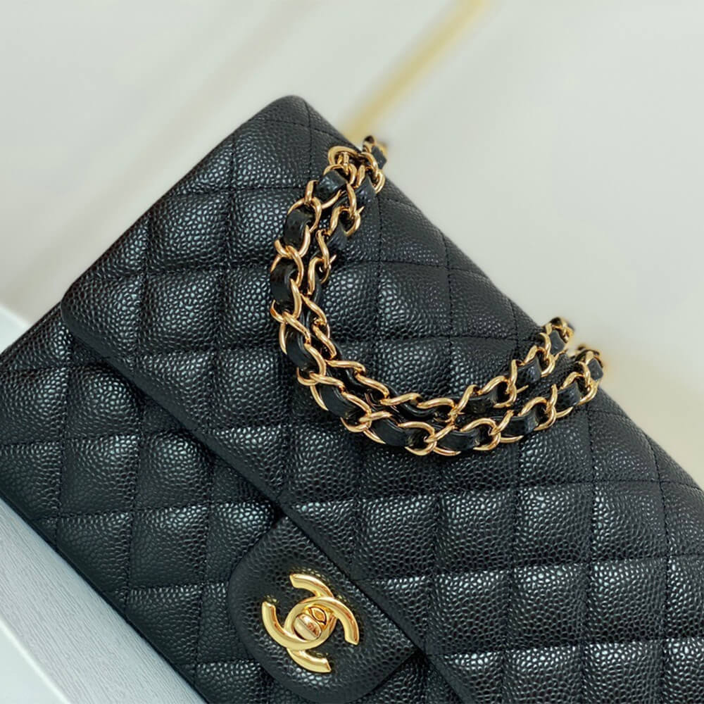 Black Caviar Chanel Classic handbag medium (Best
 grade) - Image 7