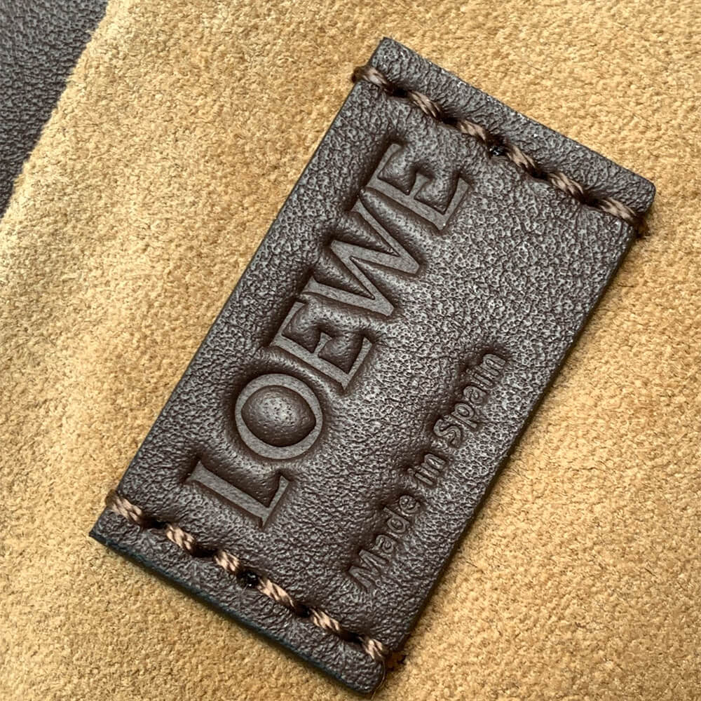 Chocolate LOEWE Medium Flamenco clutch in nappa calfskin (Best
 GRADE) - Image 7