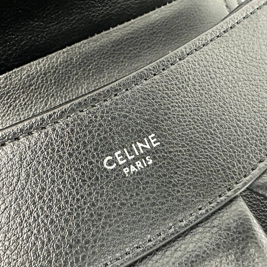 CELINE TEEN CELINE POLLY BAG IN SOFT CUFF LEATHER - Image 7