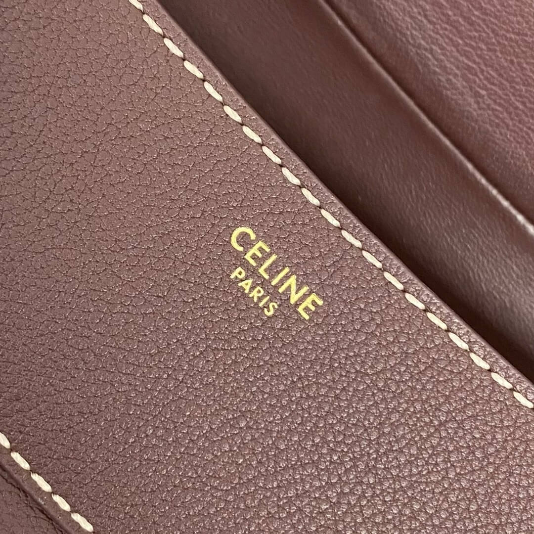 CELINE Medium POLLY bag in soft calfskin - Image 7