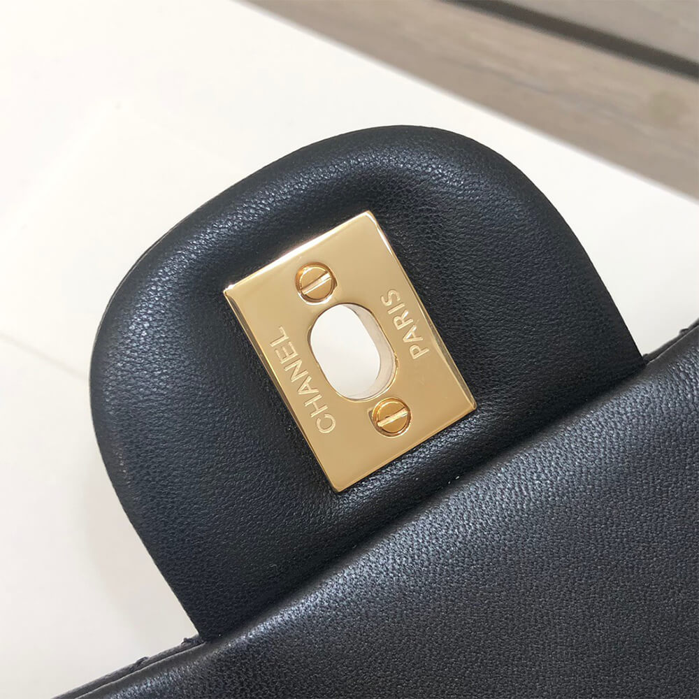 Black Chanel MINI FLAP BAG - Image 7