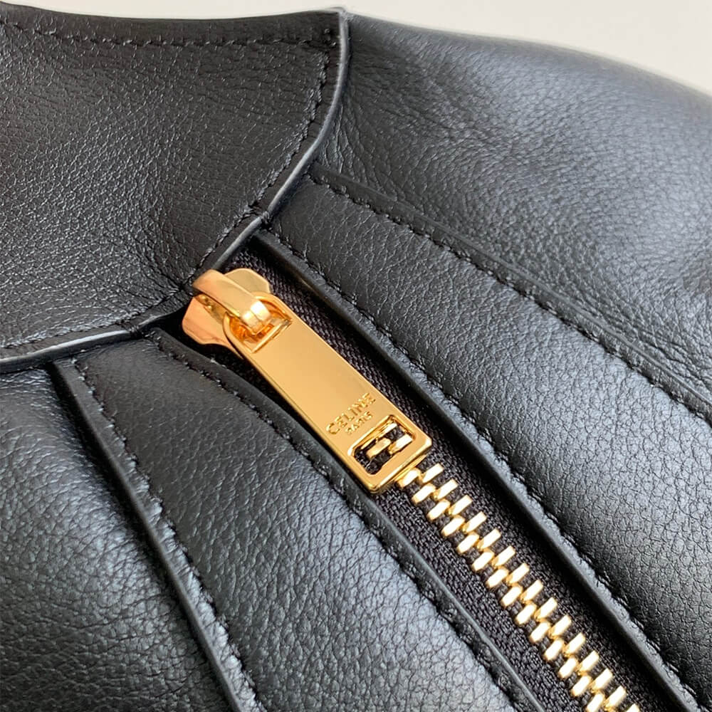 Black CELINE Large Romy bag in soft calfskin - Image 7