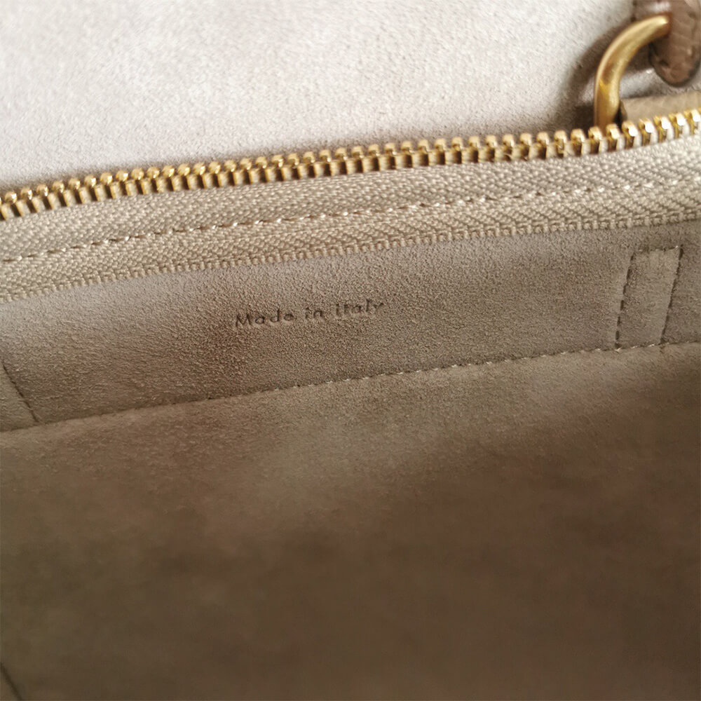 Cream CELINE NANO BELT BAG - Image 7