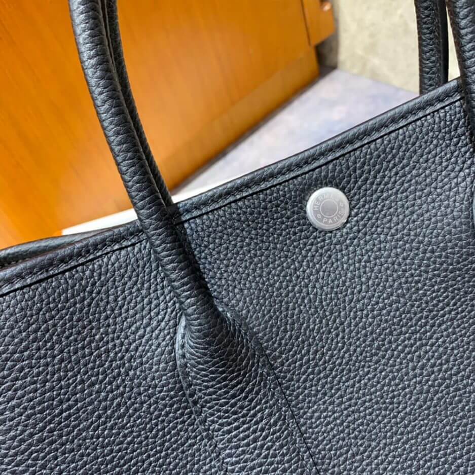 Black Hermes Garden Party 30 Bag - Image 7