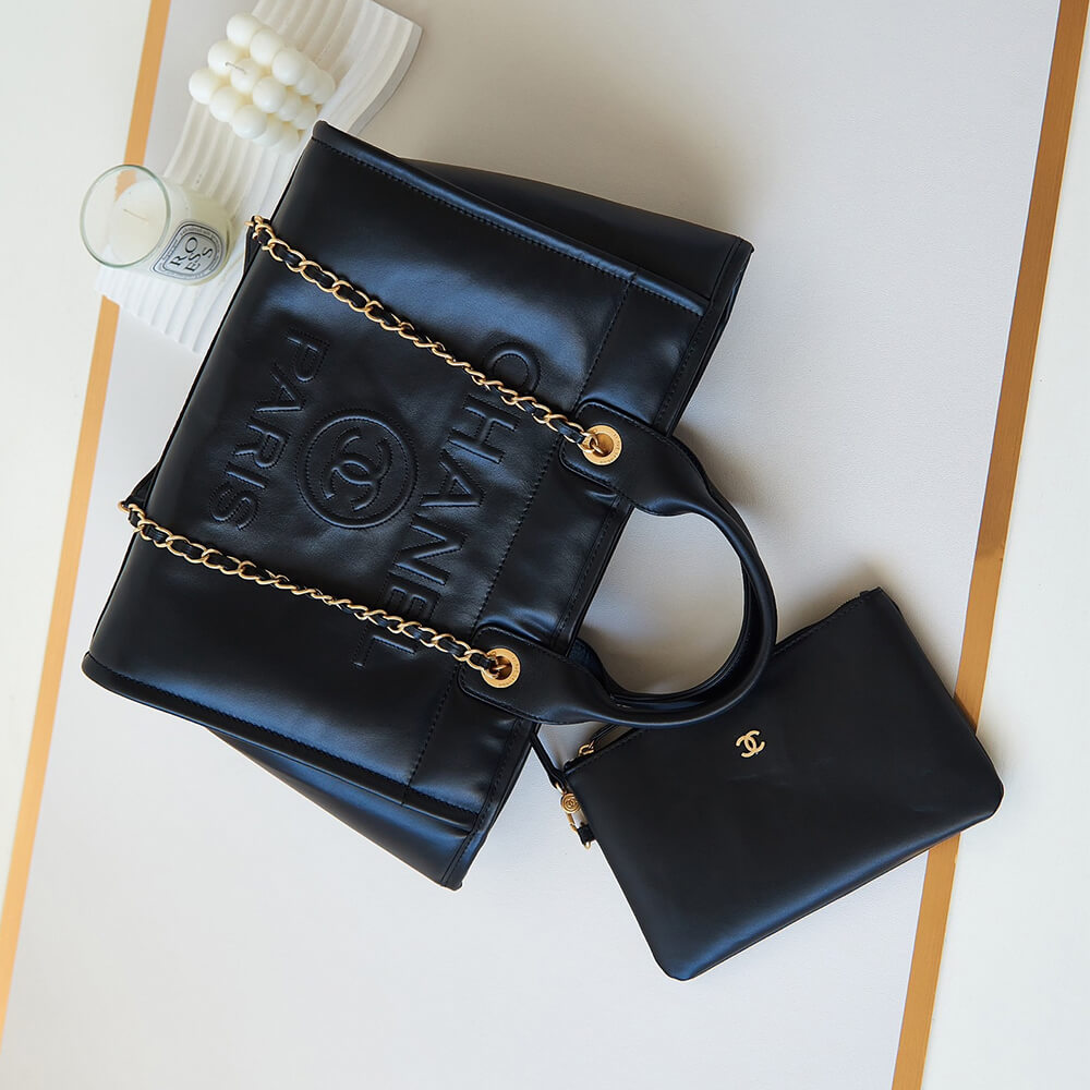 Black Chanel Small Tote Bag (Best
 grade) - Image 7