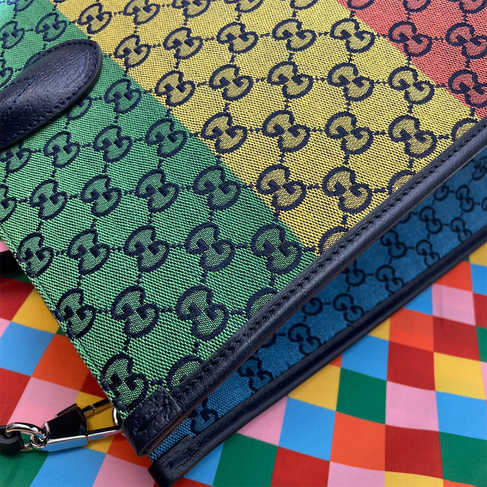 GG Multicolour large tote bag - Image 7