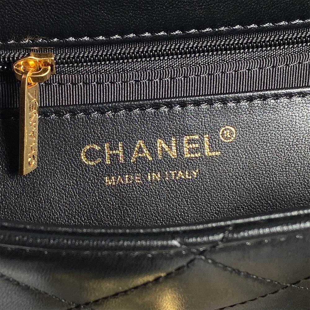 Black CHANEL Small Flap Bag (Best
 grade) - Image 7