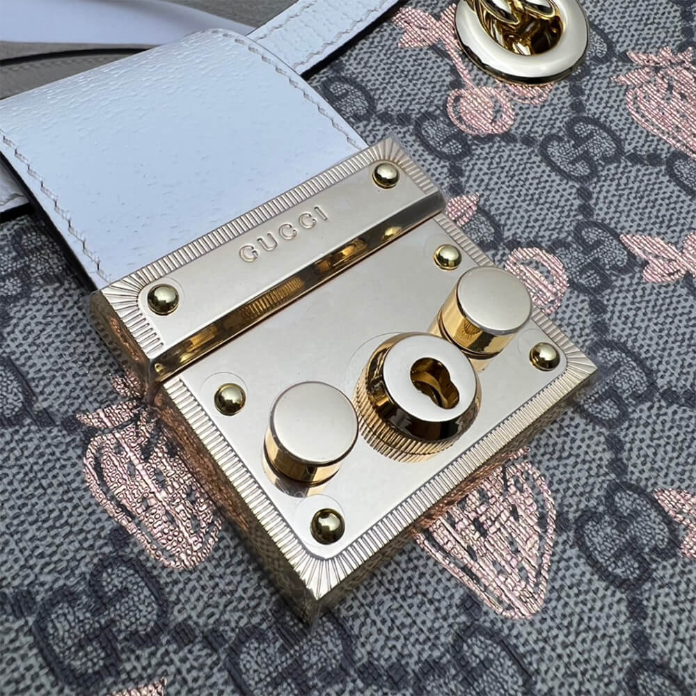 GG Padlock small berry tote bag - Image 7