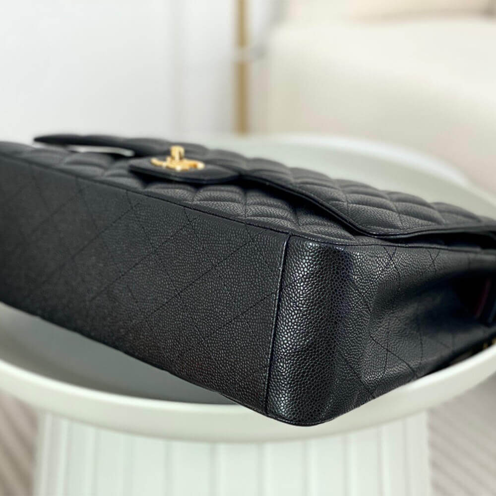 Black CHANEL MAXI CLASSIC HANDBAG (Best
 grade) - Image 7