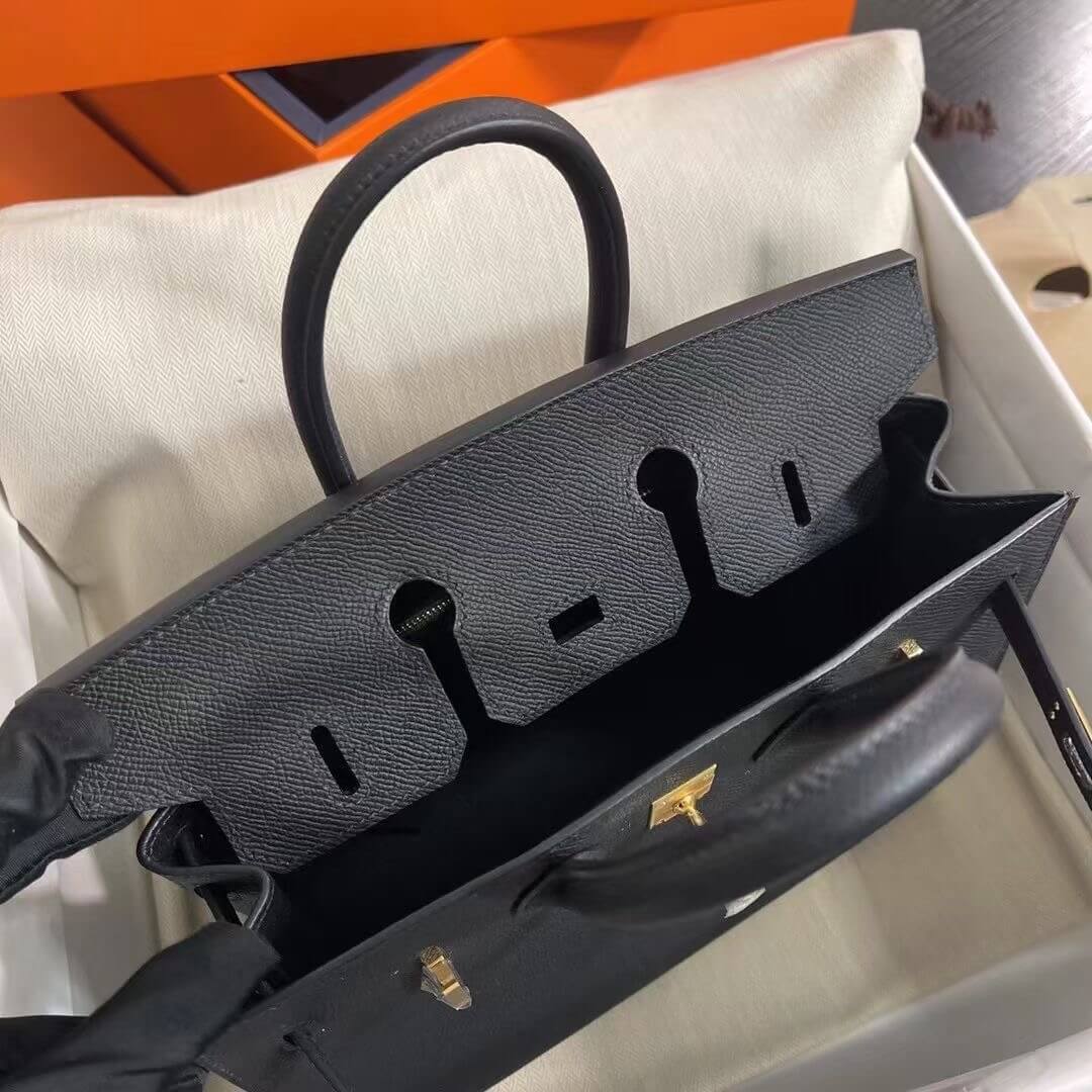 Black Hermes Birkin 25 Sellier (Best
 Grade) - Image 7