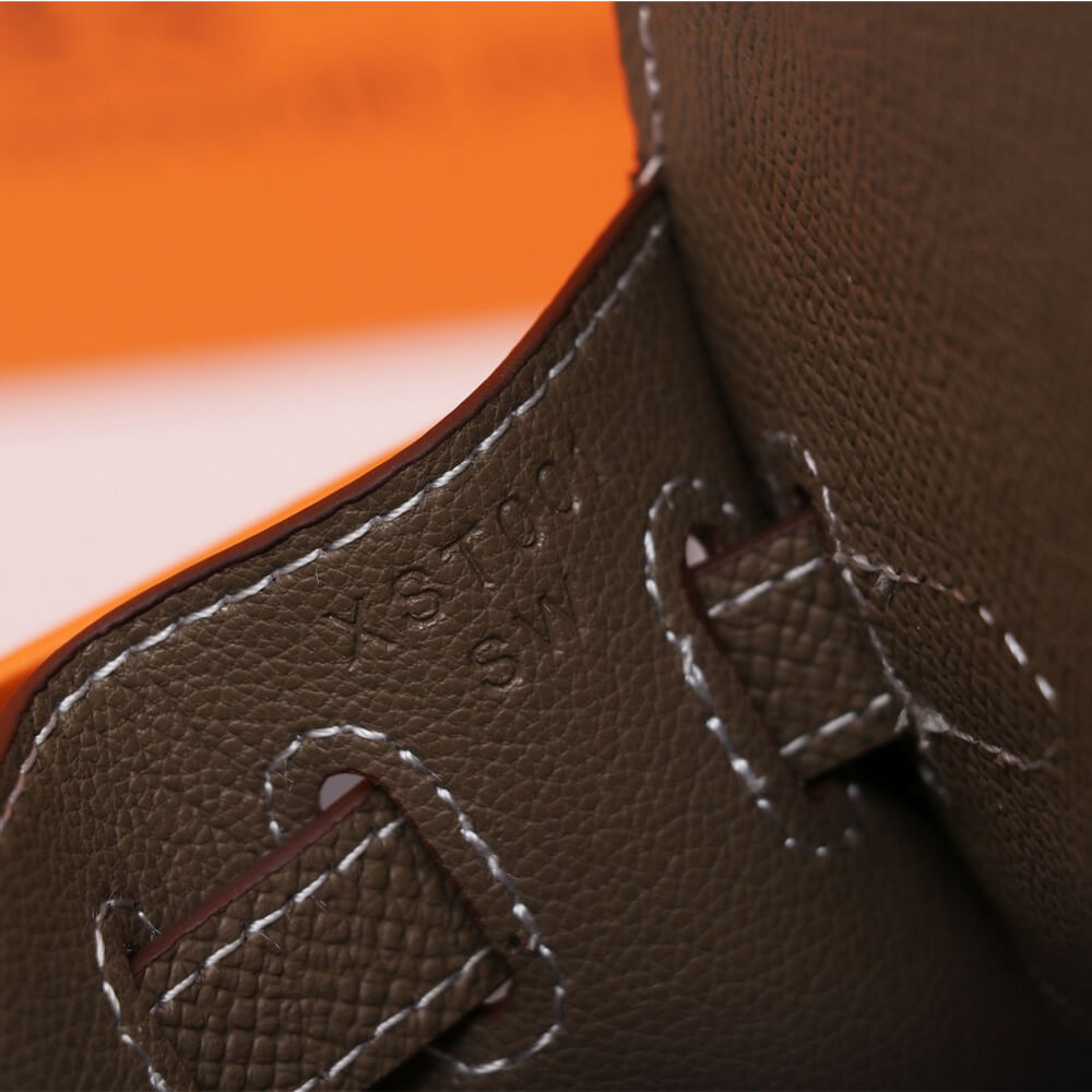 Elephant Gray Hermes Kelly 25 - Image 7