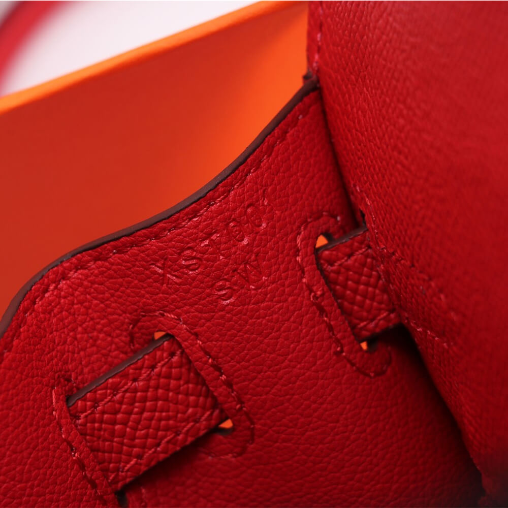 Deep Red Hermes Kelly 25 - Image 7