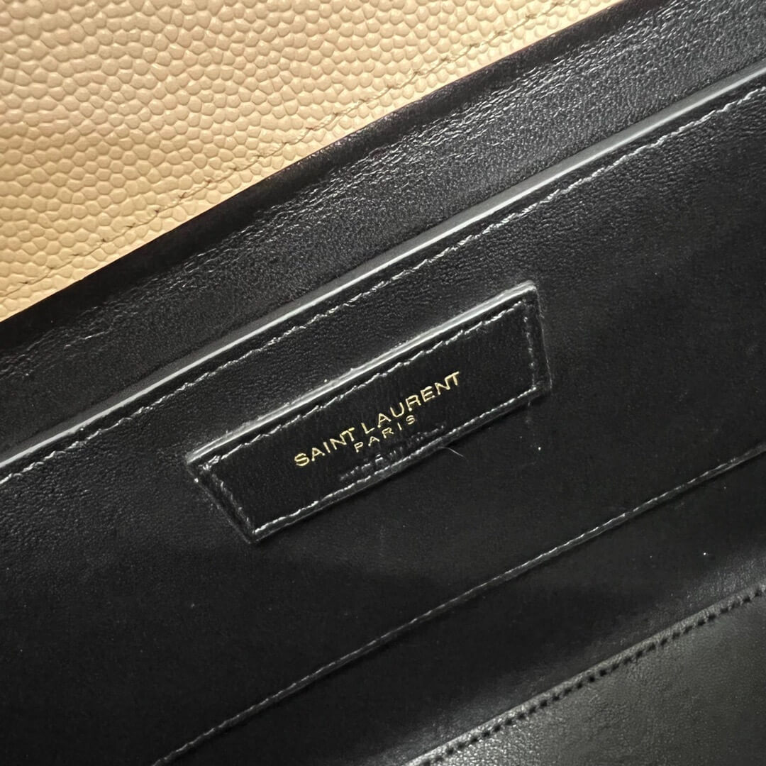 YSL CASSANDRA Medium Grainy Embossed Leather Top Handle Bag - Image 7