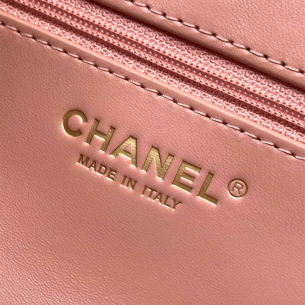 Orange & Black Chanel Mini Shopping Bag (Best
 grade) - Image 7