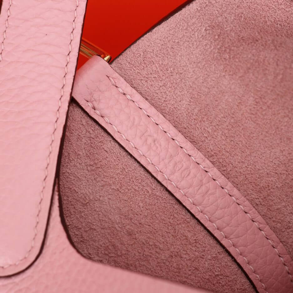 Pink Hermes Picotin Lock 22 bag (Best
 grade) - Image 6