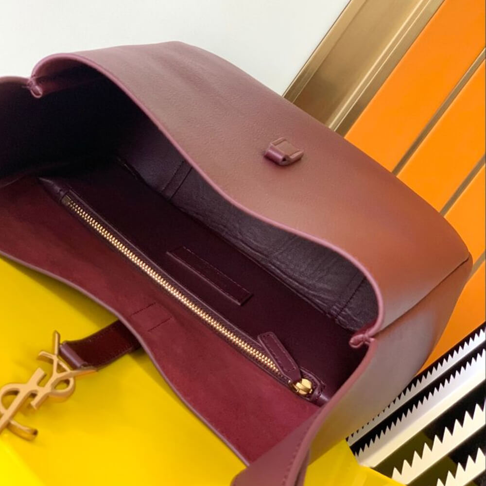 Purple YSL LE 5 A 7 supple SMALL IN GRAINED LEATHER (Best
grade) - Image 8