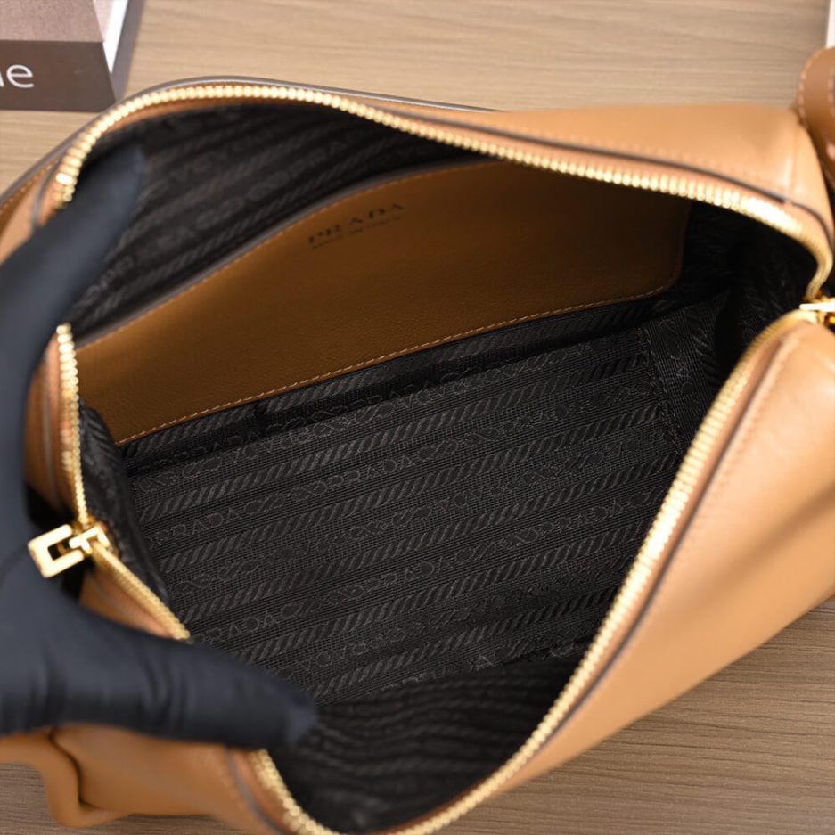 Caramel Prada Darling leather Handbag - Image 8