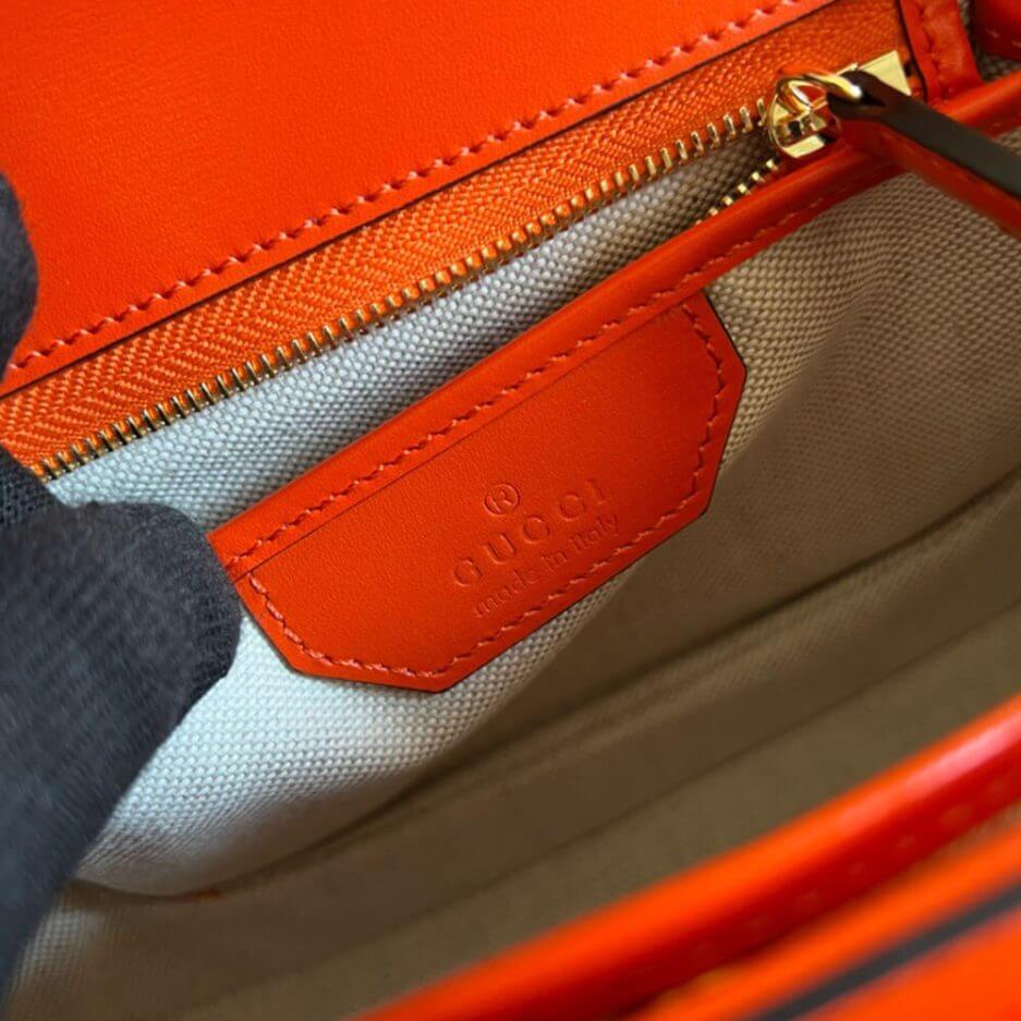 GUCCI BAMBOO 1947 JUMBO GG SMALL TOP HANDLE BAG - Image 8