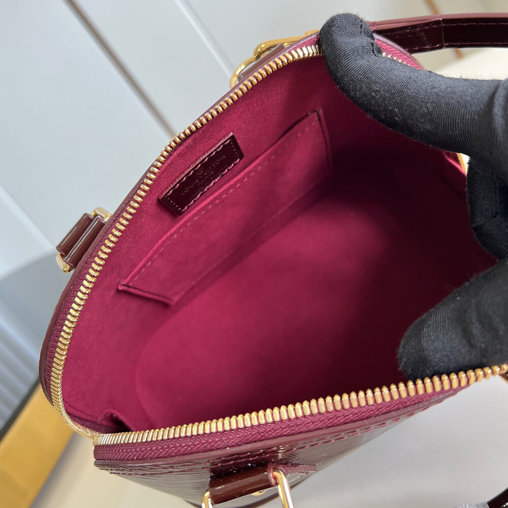 Bordeaux Red LV Alma BB - Image 8