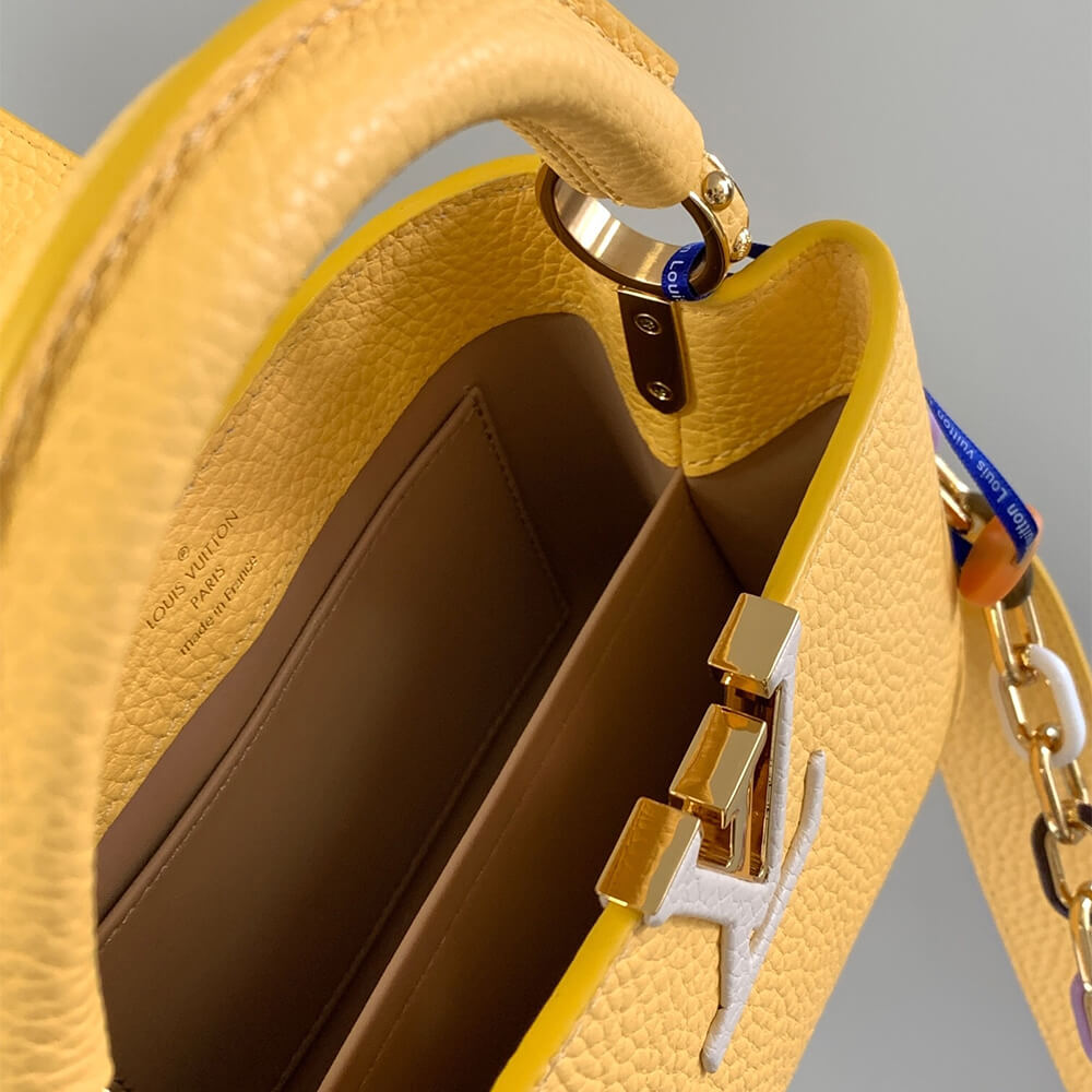 Yellow LV Capucines Mini (Best
 grade) - Image 8