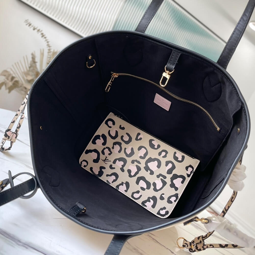 Cream Louis Vuitton NEVERFULL MM - Image 8