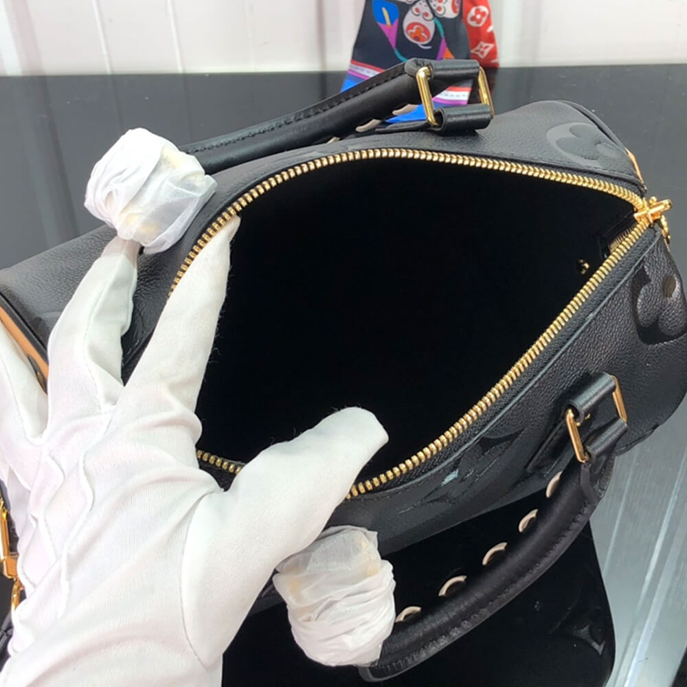 Black Louis Vuitton SPEEDY BANDOULIERE 25 - Image 8