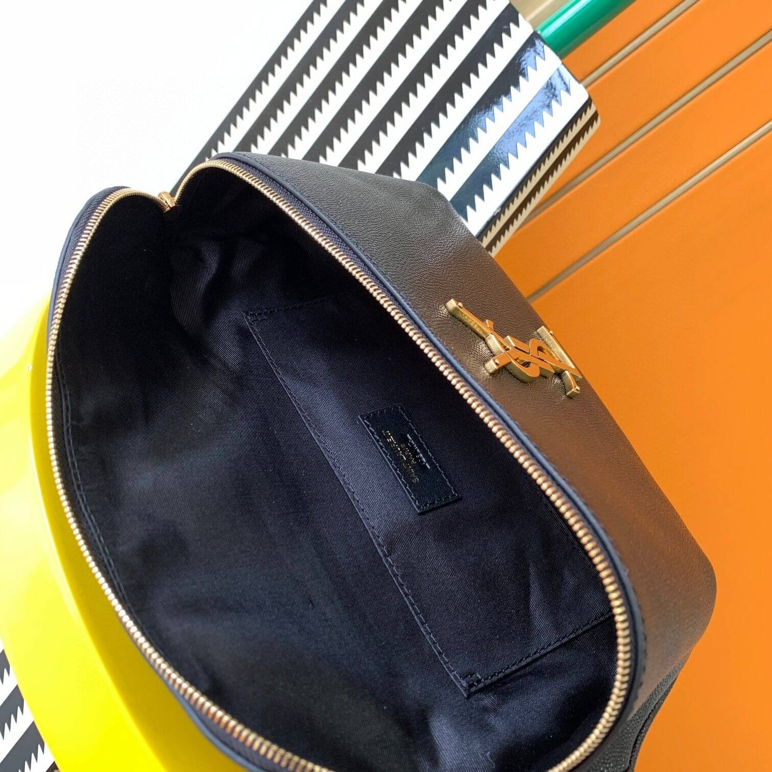 YSL CASSANDRE CLASSIC belt Bag in grain de poudre embossed leather - Image 8