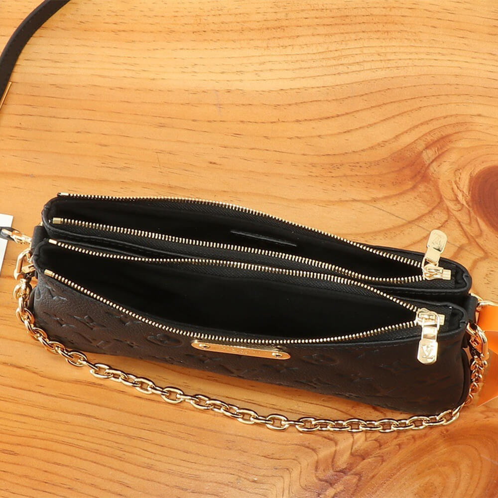 Black LV Liv Pochette - Image 8