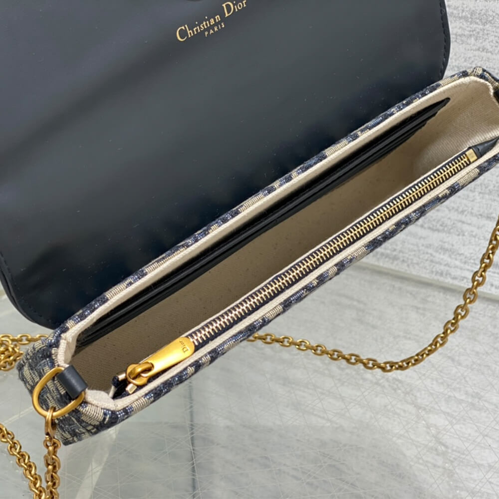 Dior Saddle Pouch with Chain - Image 8