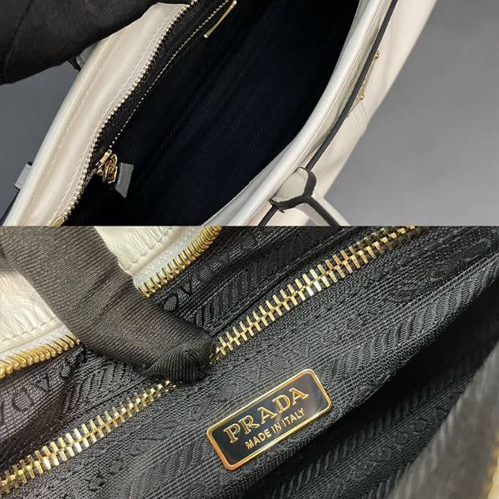 White Prada Medium leather handbag (Best
 grade) - Image 8
