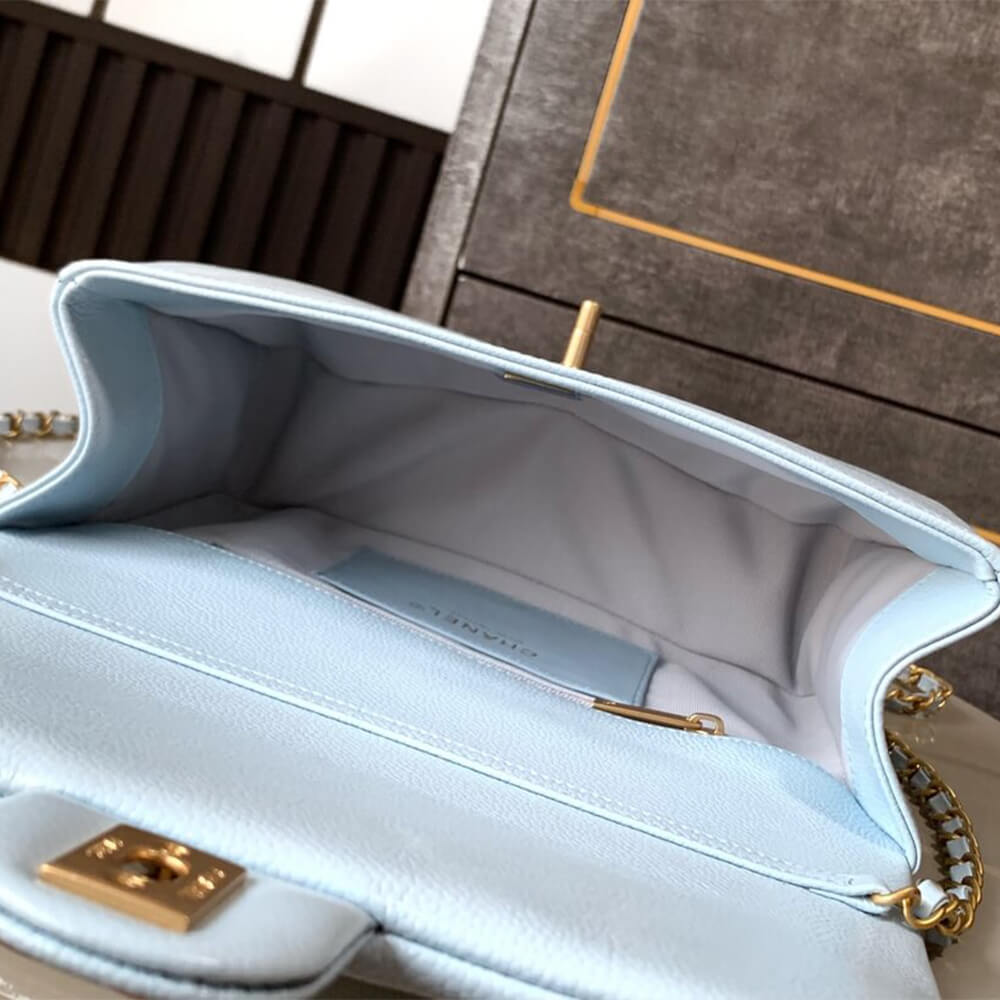 Light Blue CHANEL Small Flap Bag (Best
 grade) - Image 8