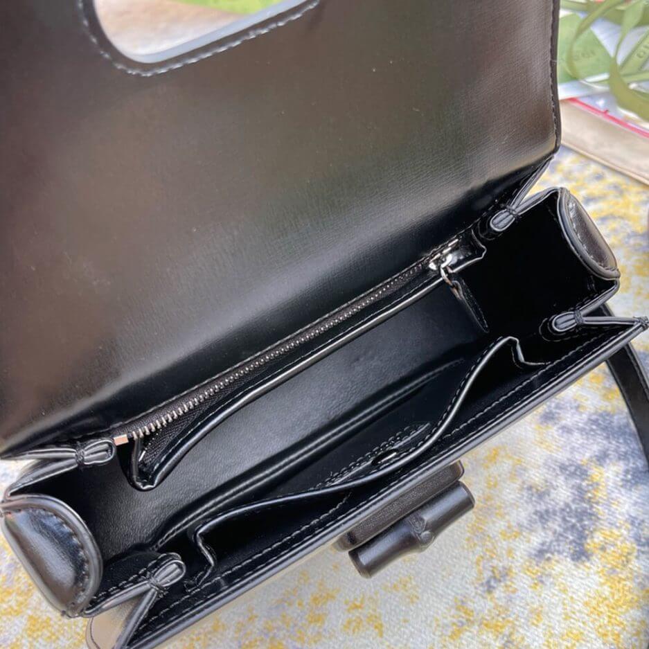 GUCCI BAMBOO 1947 JUMBO GG SMALL TOP HANDLE BAG - Image 8