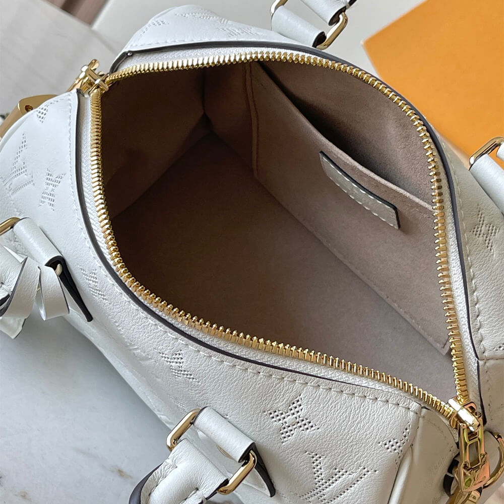 White Blanc LV Speedy Bandouliere 20 (Best
grade) - Image 8