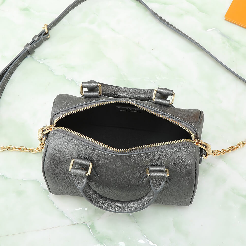 Gun Metal LV Speedy Bandouliere 20 - Image 8