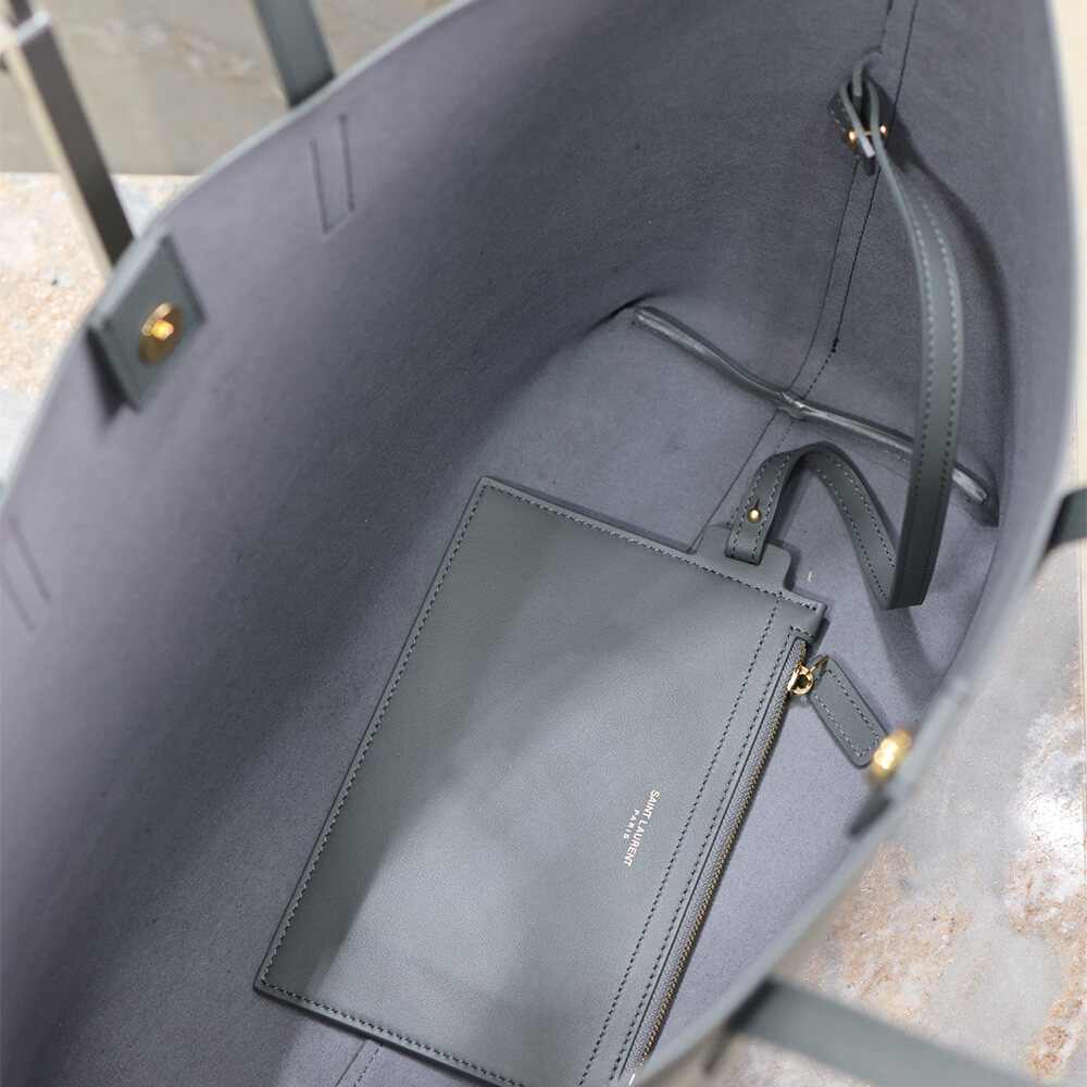 STORM YSL Shopping Saint Laurent leather - Image 8