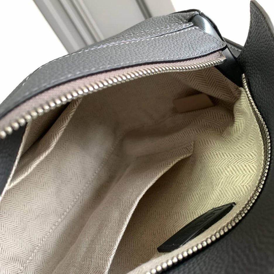 Pearl Grey LOEWE Small Puzzle Bag - Image 8