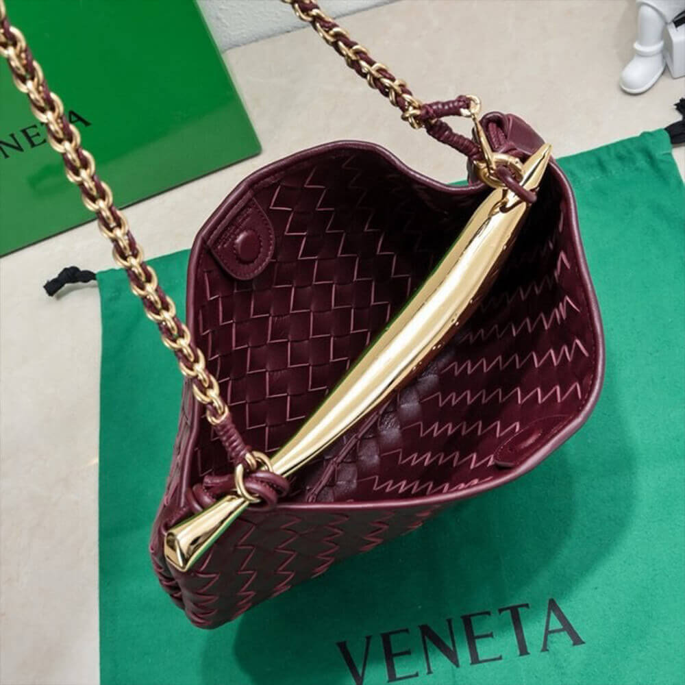 Bottega Veneta Sardine With Chain - Image 8