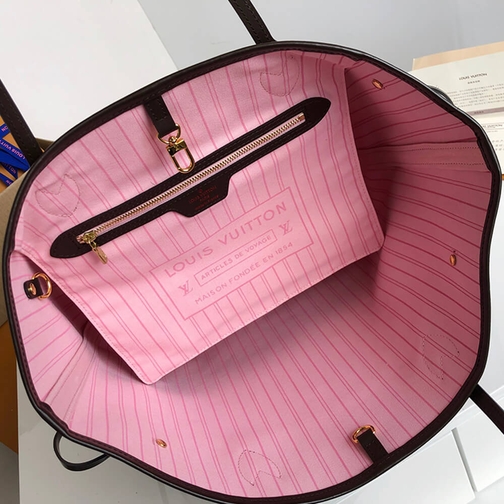 Rose Ballerine Pink LV NEVERFULL MM - Image 8