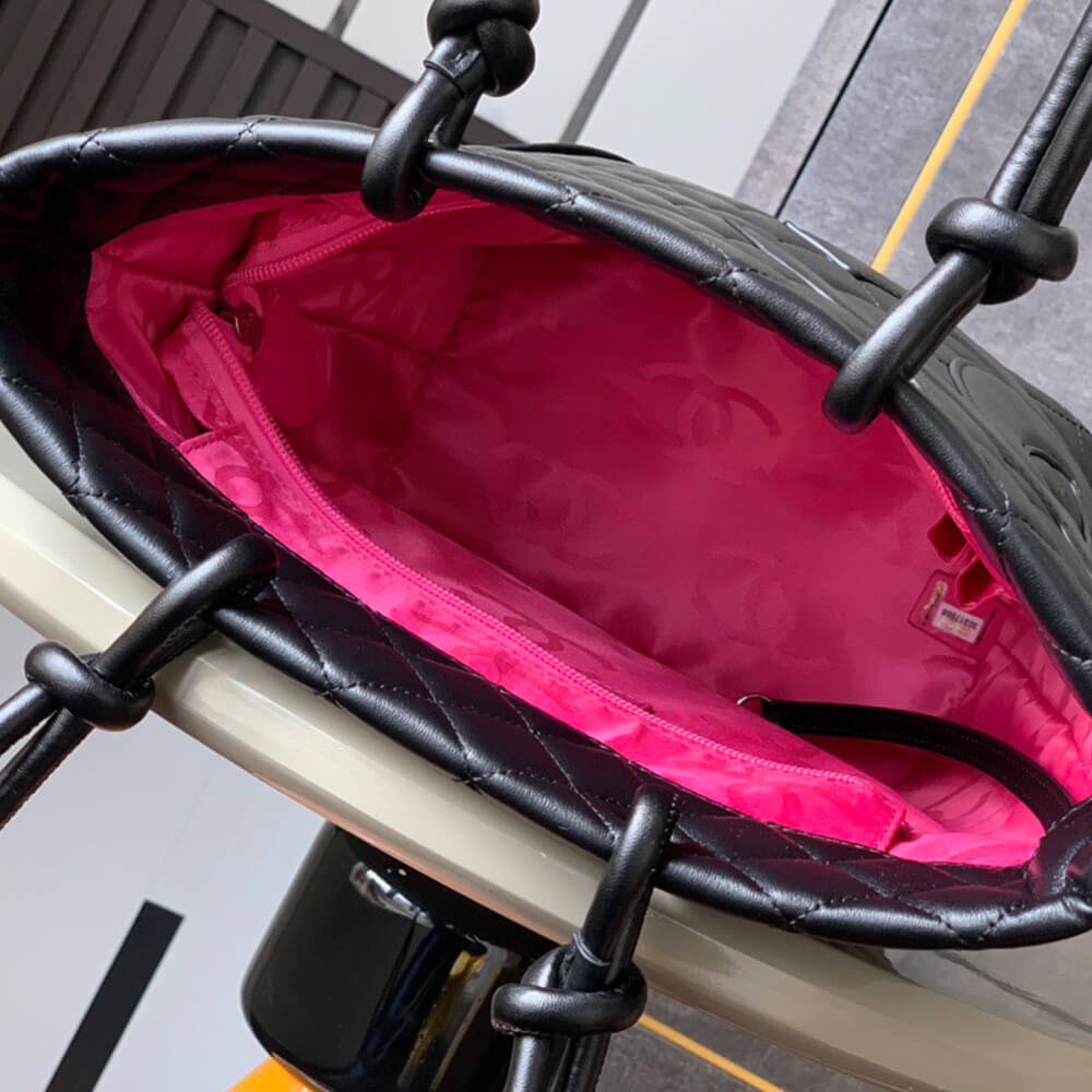 Black Chanel Cambon Line Medium Tote (Best
 grade) - Image 8