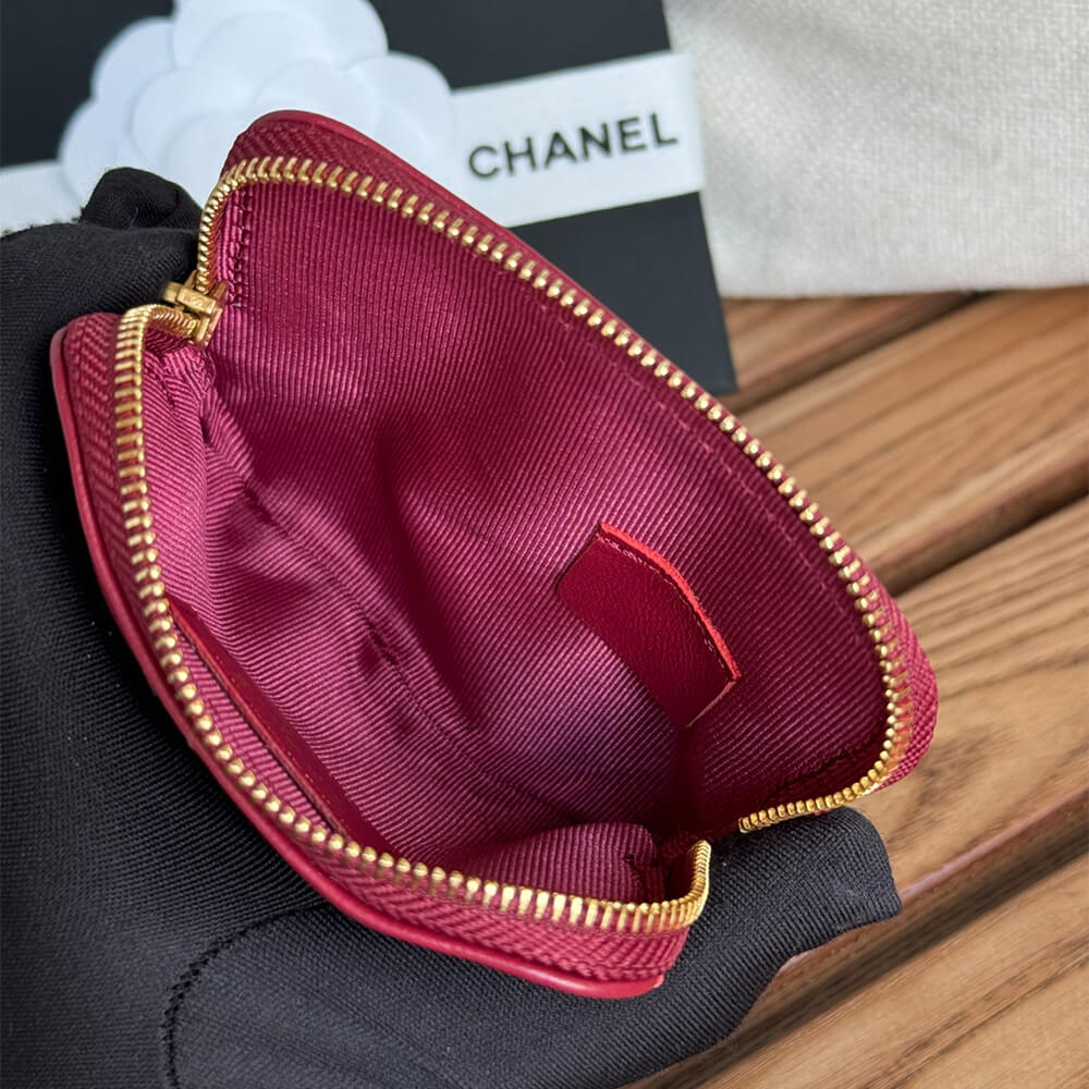 CHANEL 19 Zipped Coin Purse - Image 8