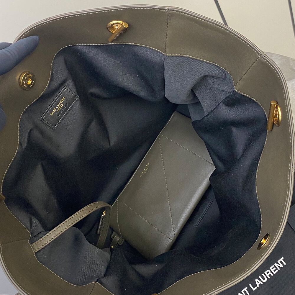 LIGHT MUSK YSL JAMIE SHOPPING BAG in lambskin - Image 8