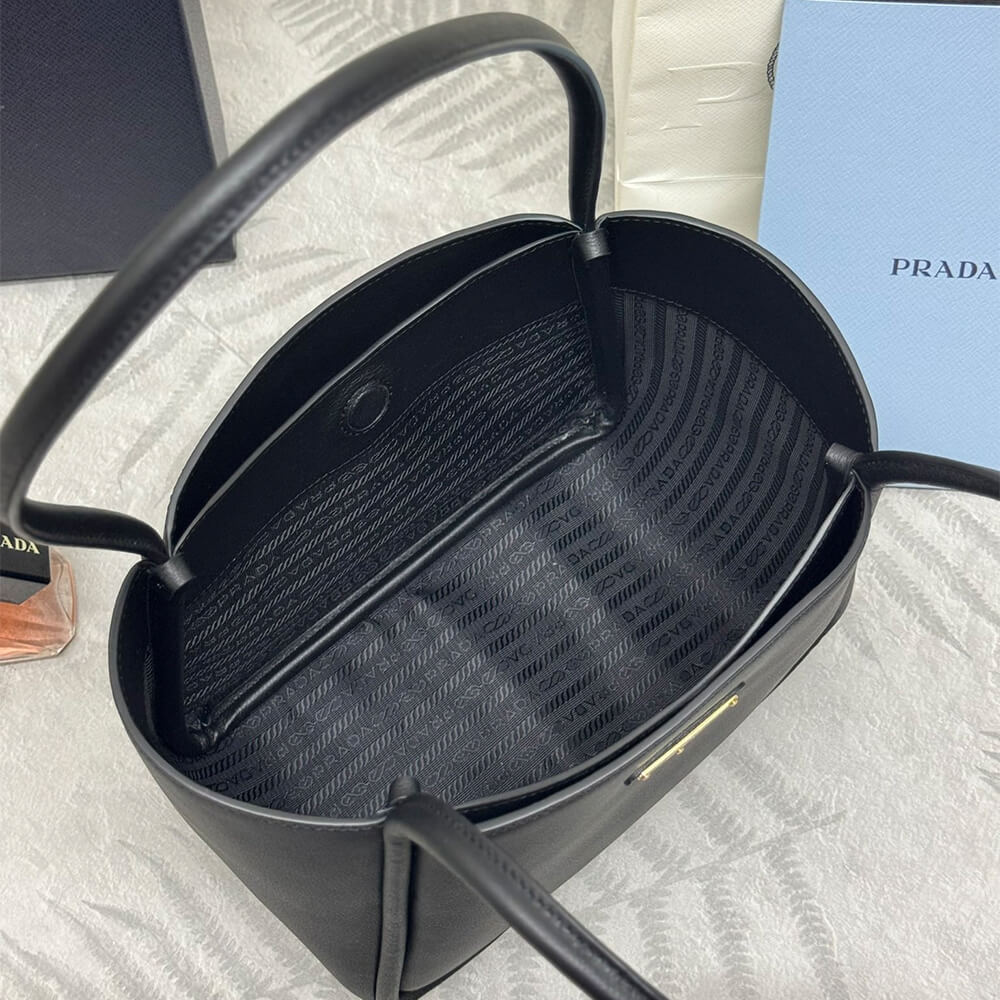 Prada Leather mini tote bag - Image 8