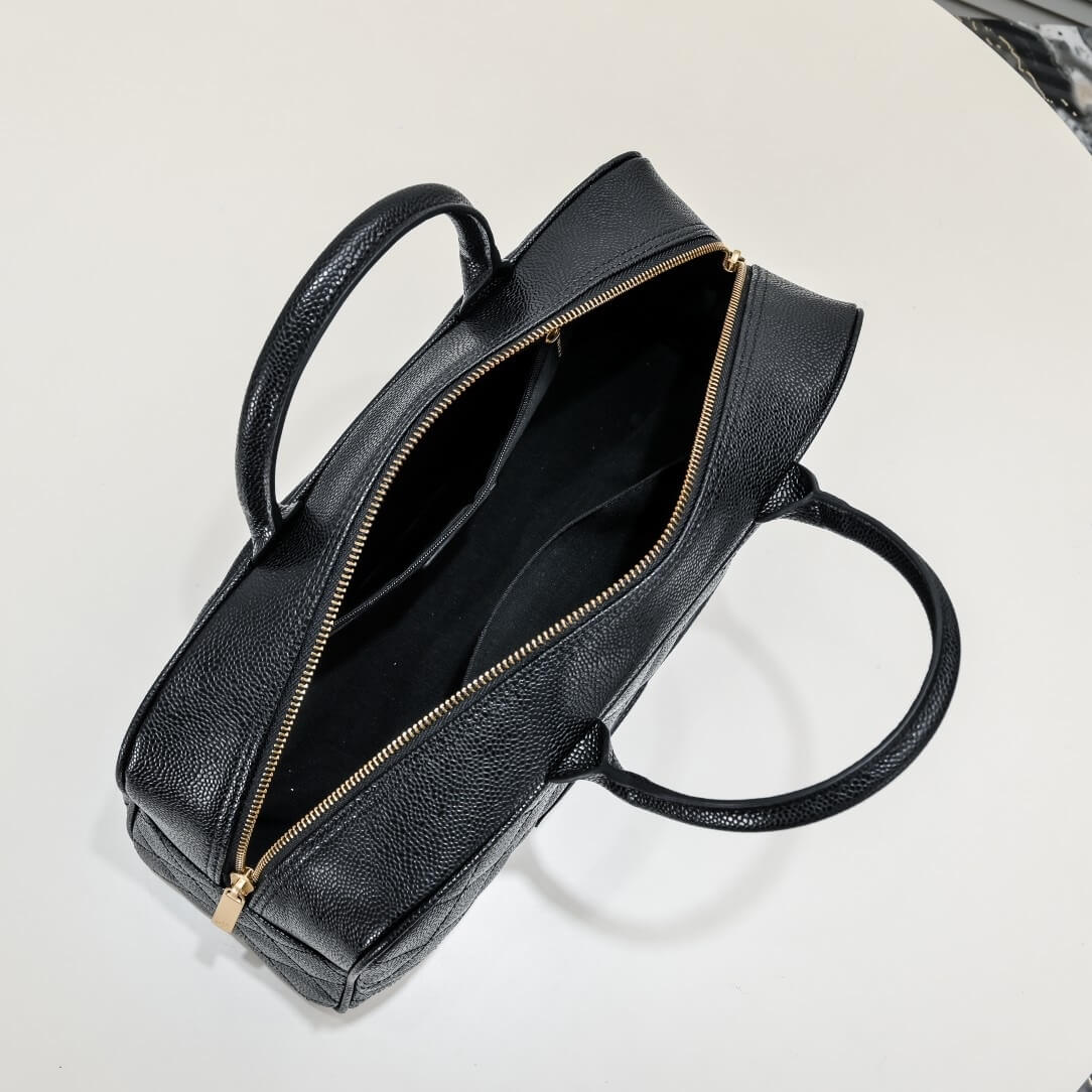 CHANEL Large Vintage Boston Bag - Image 8