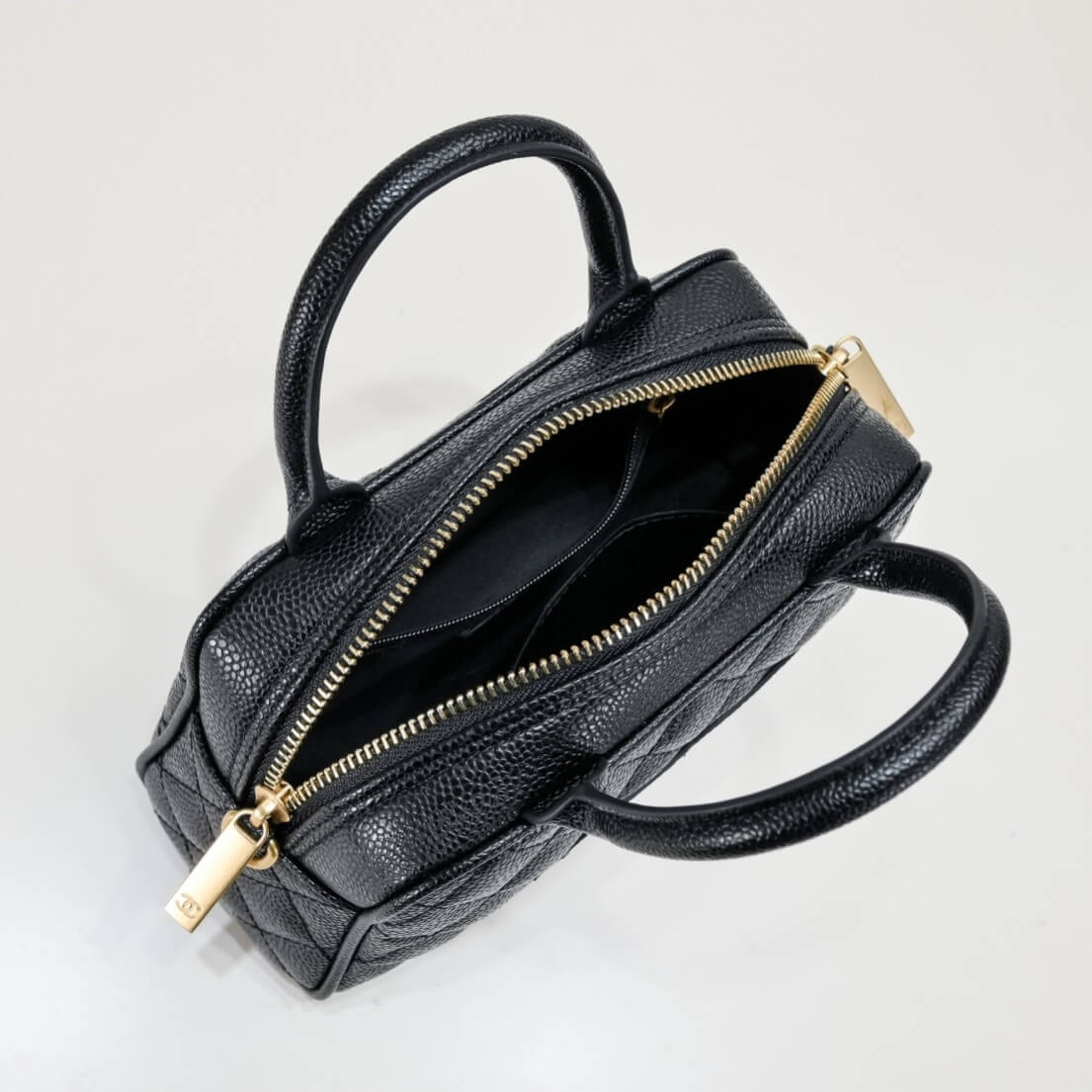 CHANEL Small Vintage Boston Bag - Image 8