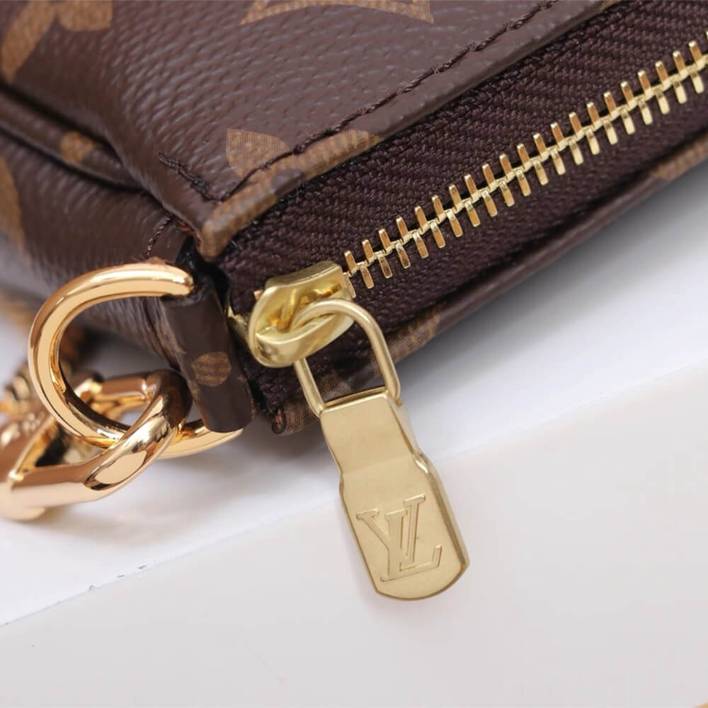 Coated LV Mini Pochette Accessoires - Image 8