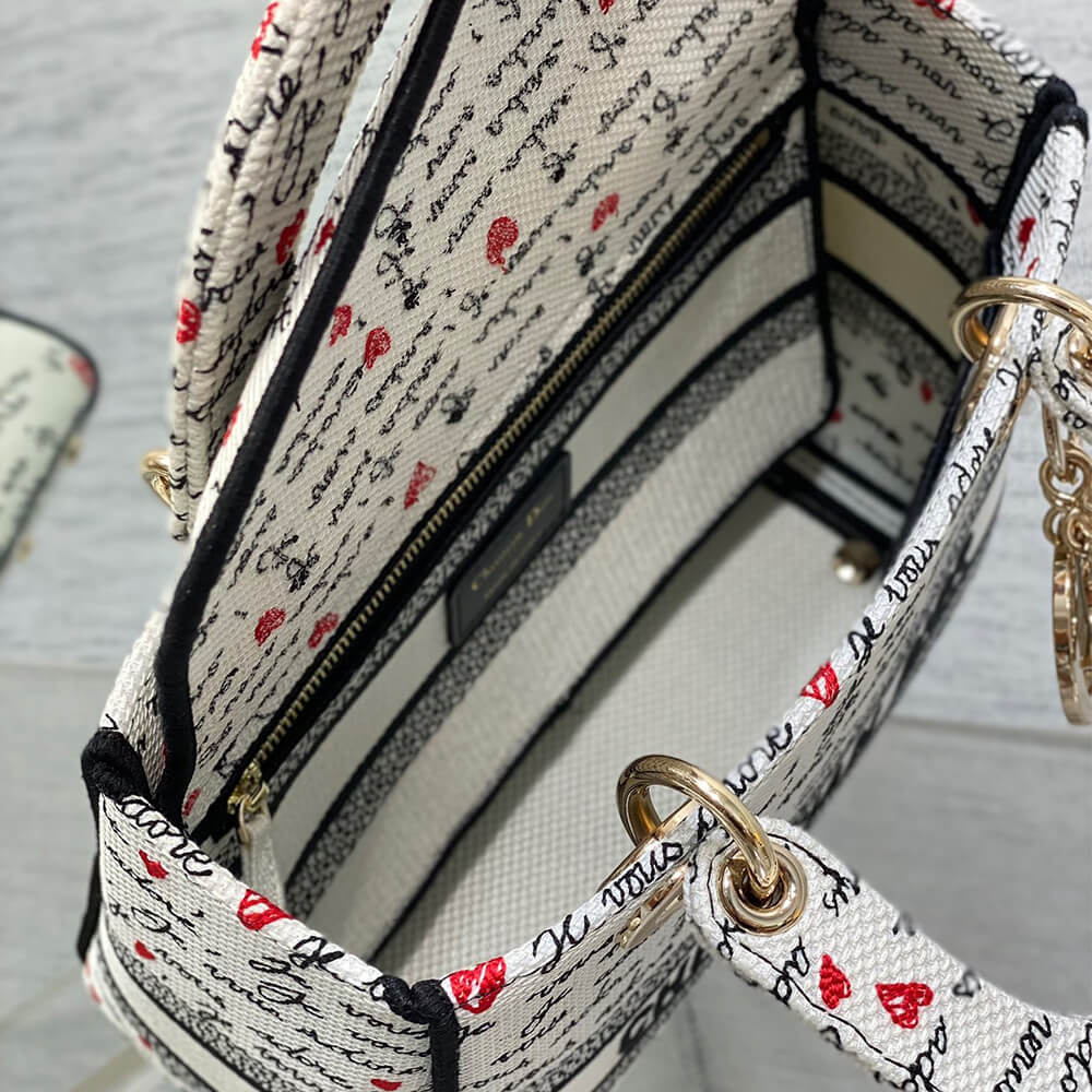 Dioramour Medium Lady D-Lite Bag - Image 8